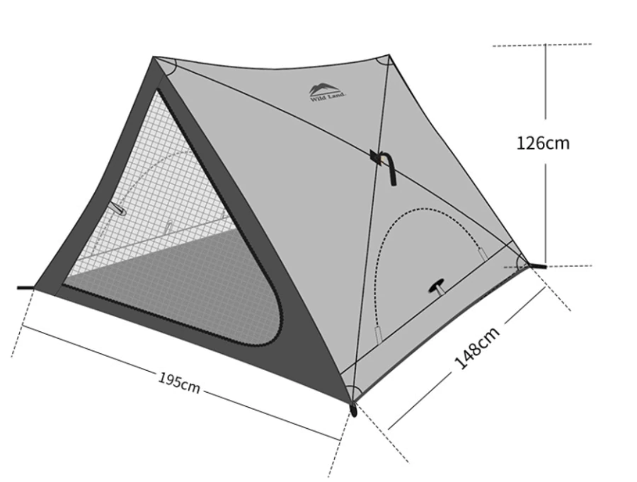 Cheap Goat Tents Camping Awning Tent Sun UV Protection Sun Shelter Canopy 210T Outdoor Rainproof Sunshade Beach Tarp UPF50+ Hiking   